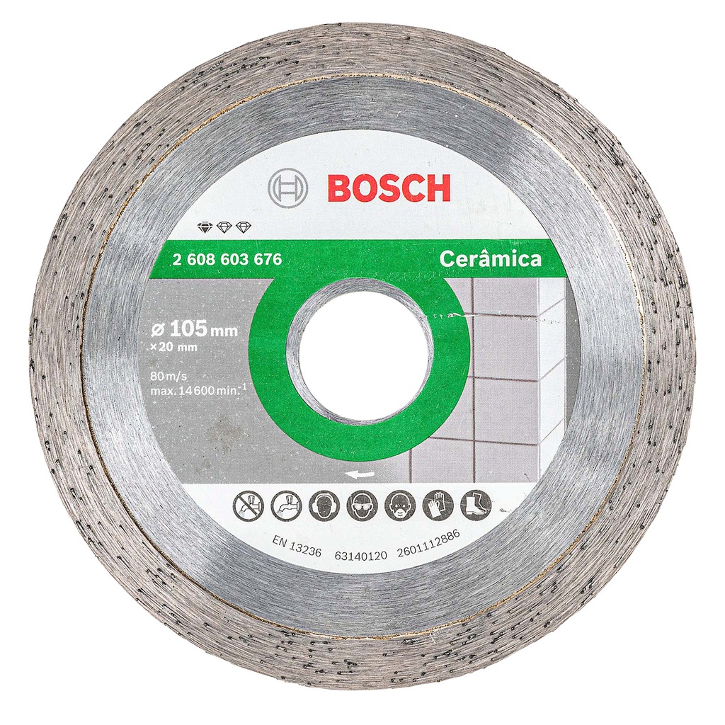 Disco de diamante 4&quot; / CORTADORA MARMOL / RIN CONTINUO / CERAMICA / BOSCH-7-B-2
