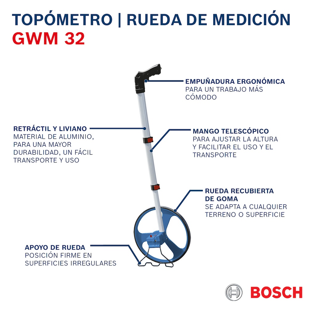 Rueda de Medicion GWM 32 BOSCH / BOSCH-9-E-3