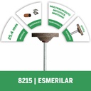 Piedra de desvaste de Ox. Al. DR8215 / BOSCH-TABLA 2