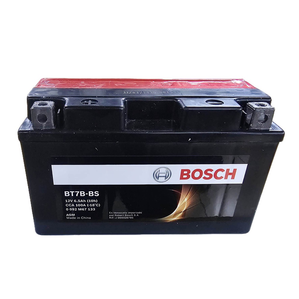 Bateria Moto BT7B-BS / BOSCH / 5 Ah / BOSCH-