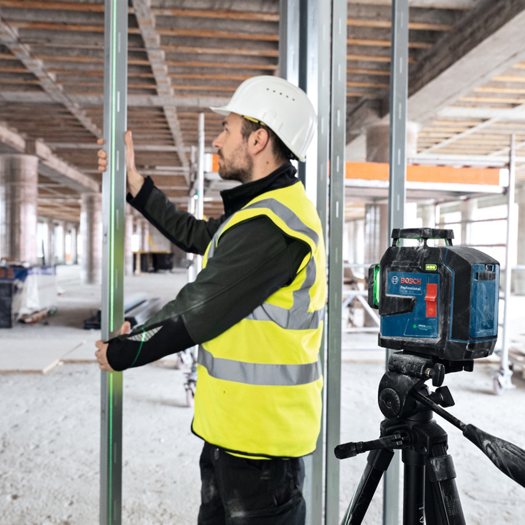 Nivel Laser  GLL 80-33 G LI + LR7 Linea VERDE / BOSCH-