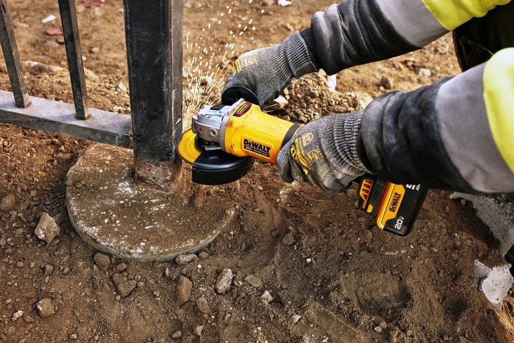 Amoladora 4 1/2" DEWALT 20V / BARETOOL / GRATIS DCB204 + DCB1104 / DEWALT-6-D-1-C/17-C-3-A