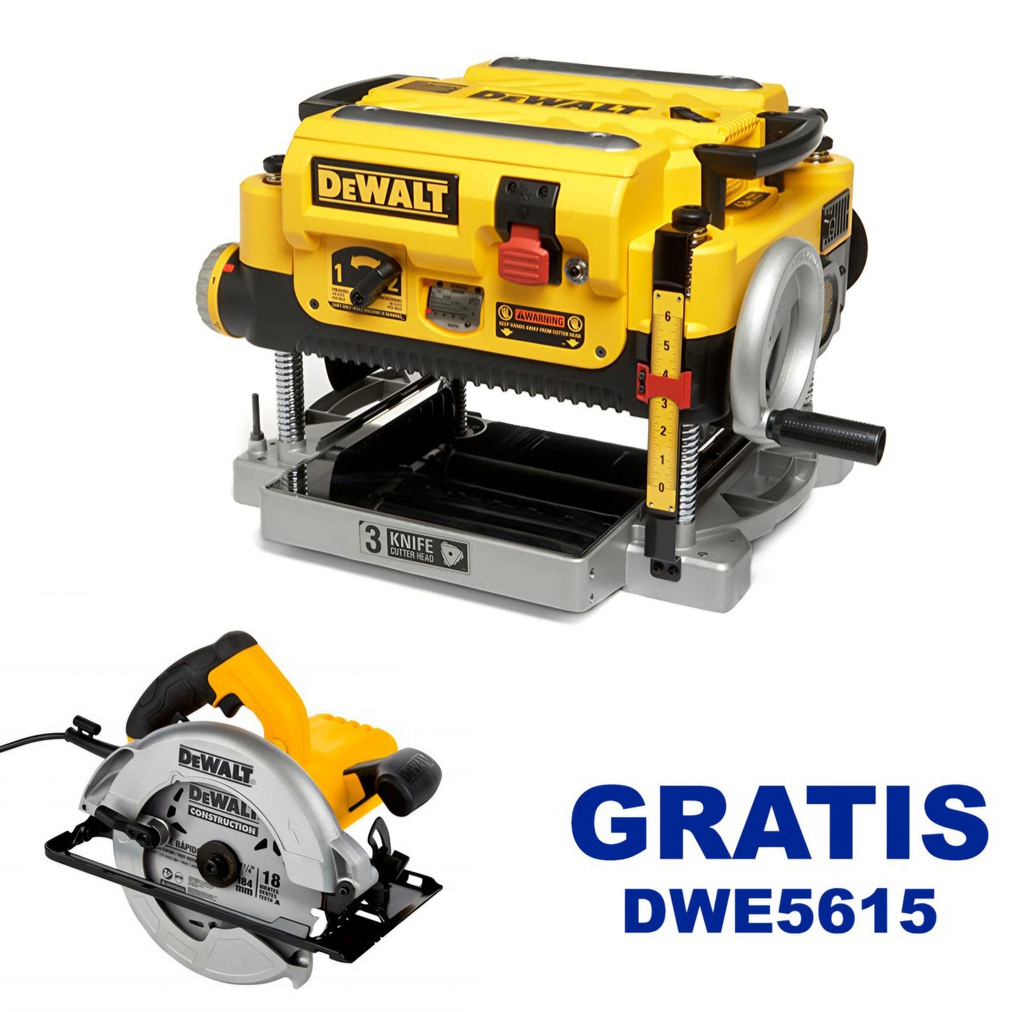 Cepilladora DEWALT Portatil de 13" + Sierra Circular 7 1/4" DWE5615 / DEWALT-(B2)-PISO-1