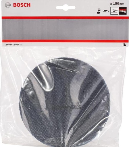 [2608612027] Plato de Hule 6" BOSCH ( Con Velcro ) Eje M14 / BOSCH- TABLA 7