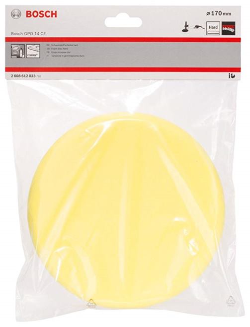 Esponja Pulido Duro 7" Amarillo / VELCRO / BOSCH-TABLA 7