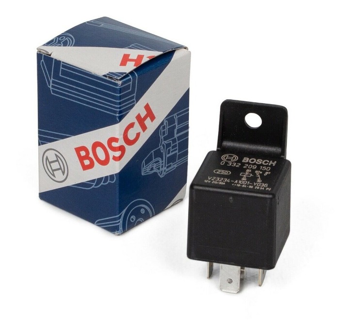 Relay BOSCH 12V / 20 / 30 Amp 4 Terminales 87 / BOSCH-4-B-2-B-2