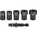 Soporte Magnetico para Tornillo Pulsar KIT 1/4, 5/16, 3/8, 7/16, 1/2" / IMPACTO / DEWALT-4-B-1-A-1