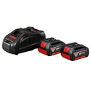 Bateria BOSCH 18 V LITHIUM-IO / STARTER KIT / GAL 1880 / 4.0 Ah / BOSCH-12-B-2