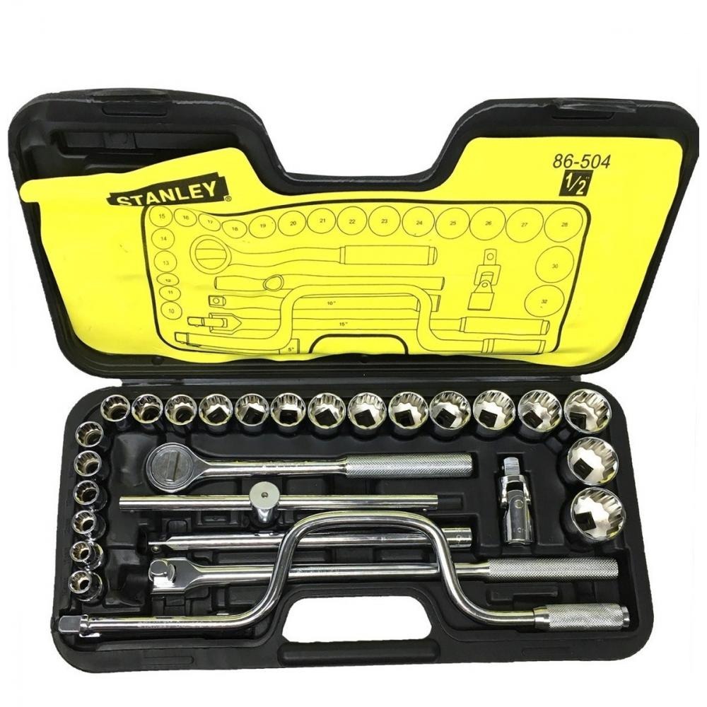 Juego / Dados / Corto 1/2" / 29 Piezas 12 puntos / STANLEY / DEWALT-5-D-3-D-1