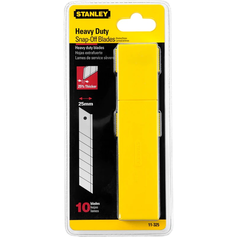 Cuchilla / Repuesto 10 Piezas ( 1" x 25 mm ) / STANLEY / DEWALT-TABLA-3