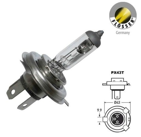 Bombilla FLOSSER / MOTO / HS1 / 12V / 35/35 W / P43T / BOSCH-10-C-1