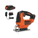 Sierra Caladora BLACK + DECKER BDCJS20C 20V / 1 Bateria 1 Cargador/ DEWALT-5-A-2-A