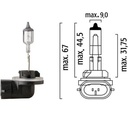 Bombilla Flosser H27W/2 / PGJ13 / 12V / 27 W / H19 / BOSCH-10-C-1