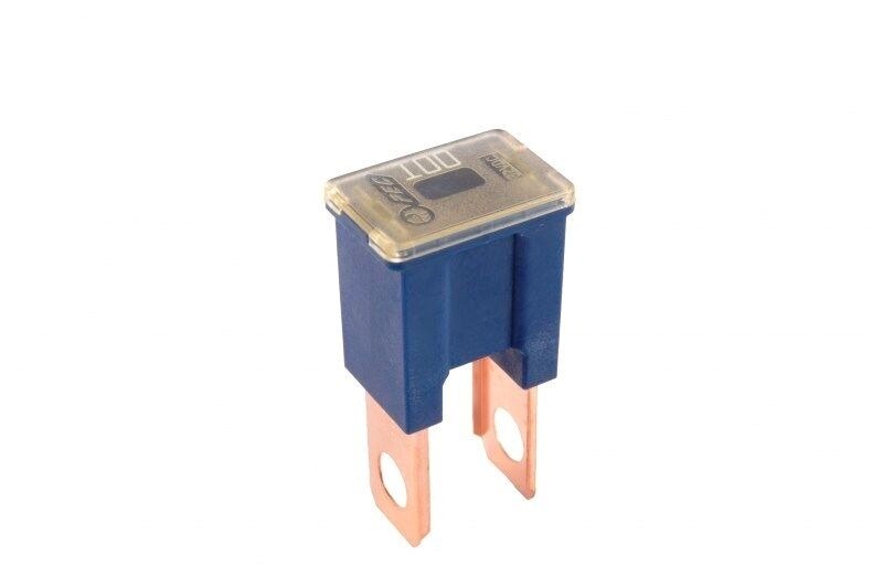 Fusible Principal / Main / Tipo B / 100 Amp / Azul / FLOSSER / BOSCH-EXHIBICIÓN