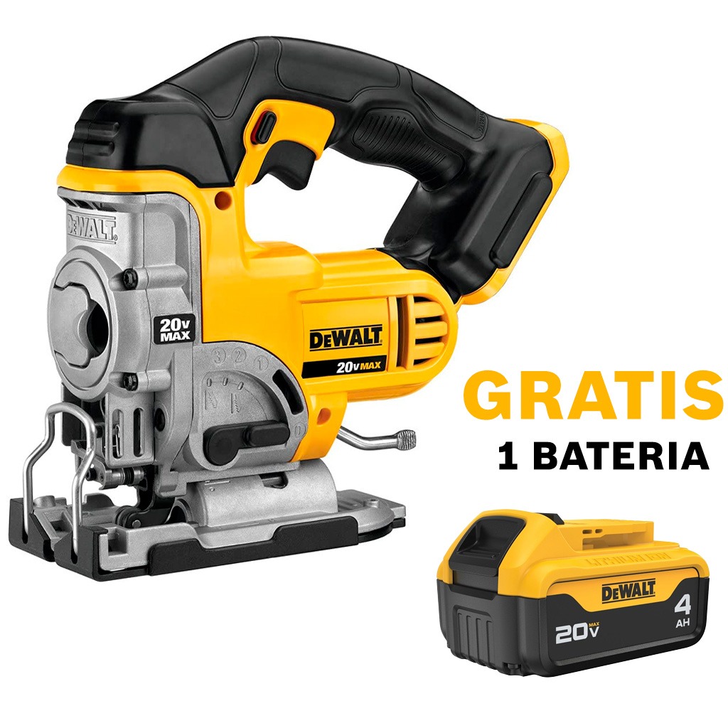 Sierra Caladora DeWalt DCS331B / BARETOOL / GRATIS DCB204 / DEWALT-1-B-2-B