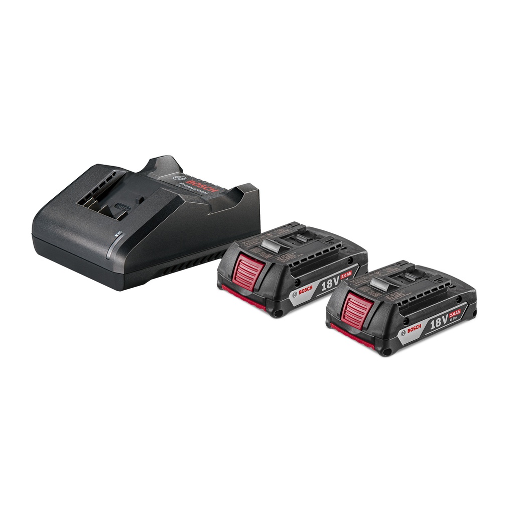 Bateria BOSCH 18 V LITHIUM-IO / STARTER KIT / GAL 18V-20 / 2.0 Ah / BOSCH-14-B-1-A