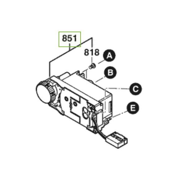 Regulador de Velocidad Amoladora GWS 17-125 PS / GWS 17-125 S / BOSCH-2-E-2-H