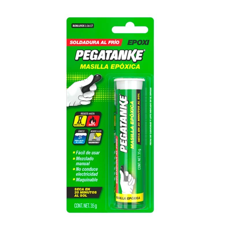 Masilla Epoxica, 35 Gramos / Forma una Masa Solida Como Roca / Pega Bajo Agua PEGATANKE / DEWALT-TABLA-3