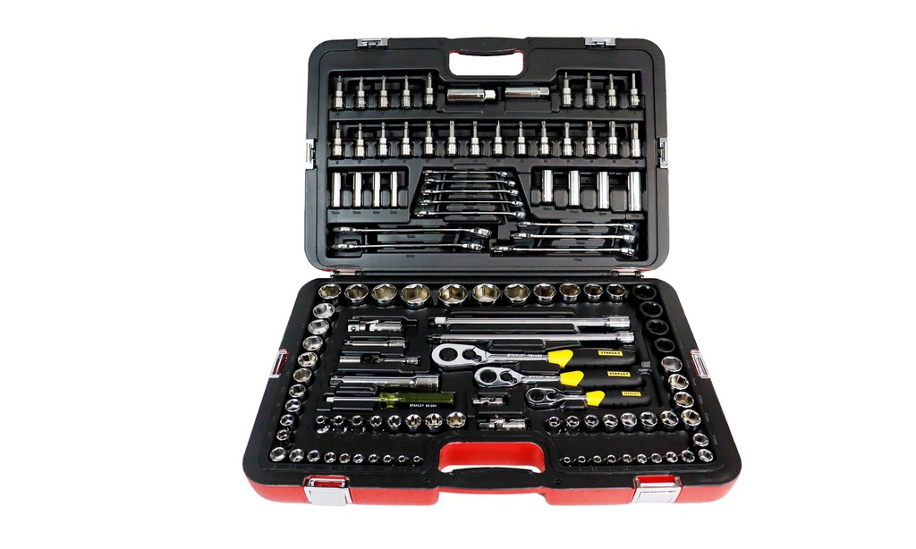 Juego / Dados / Cubos de Mecanico / 120 Piezas Racing STANLEY / DEWALT-17-D-3-B