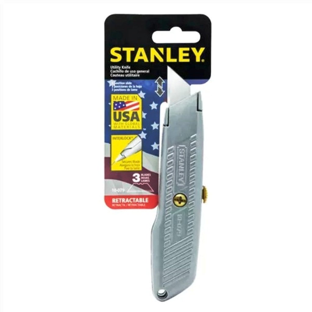 Cuchilla Retractil USO GENERAL / MANGO METALICO / STANLEY / USA / DEWALT-TABLA 2