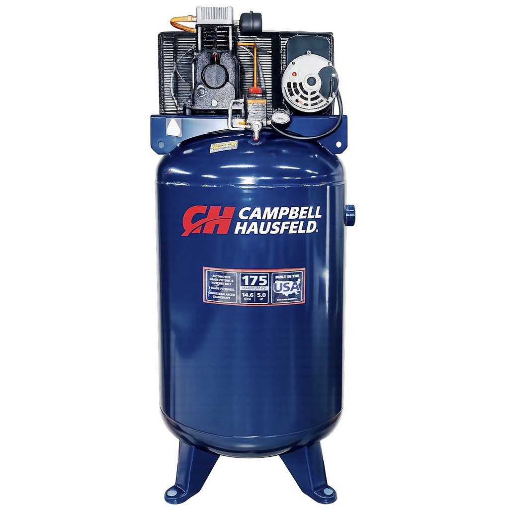Compresor 5 HP 80 Gal CAMPBELL HAUSFELD C8050 / AZUL / BOSCH-
