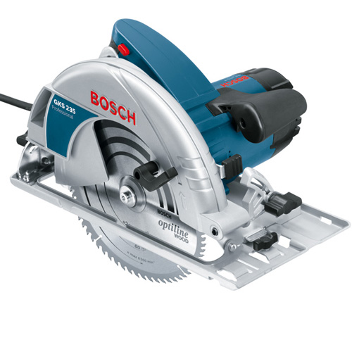 [157A-0G0] Sierra Circular BOSCH 9 1/4&quot; GKS 235      1700 Watt / Eje 25 mm o 1&quot; / BOSCH-8-A-2