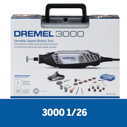 [3000-26] Moto Tool Dremel 3000 26 Accesorios / BOSCH-18-C-3