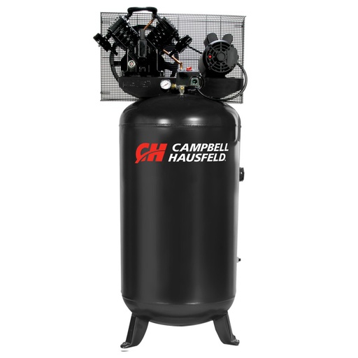 [CE4104] Compresor 5.0 HP 80 Gal 140 PSI CAMPBELL HAUSFELD / NEGRO / BOSCH-