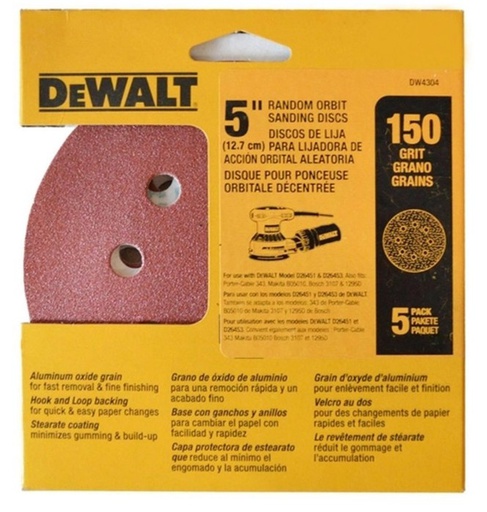 [DW4304] Lija Circular Gex Top 5" G150 / DEWALT-6-C-4-C