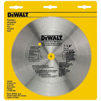 [DW3326] Disco Sierra Circular 7 1/4" 140 DEWALT Plastico / DEWALT-Tabla-1