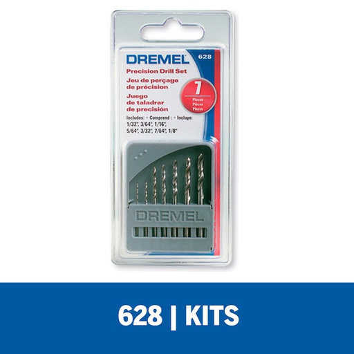 [628-01] Juego de Brocas DREMEL DR628-01 / BOSCH-TABLA-1