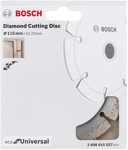 [2608615027] Disco de diamante 4 1/2" ECO BOSCH / Concreto Solido / Universal / BOSCH-Tabla 6