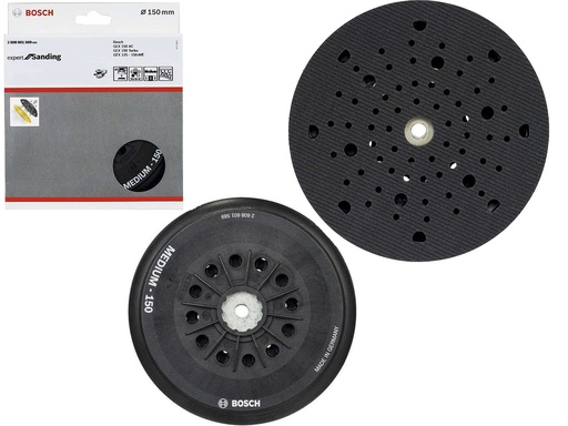 [2608601569] Plato Lijadora GEX 125-150 AVE BOSCH / 6" Velcro MULTIPERFORADO / BOSCH-TABLA-5