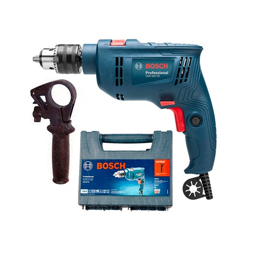 [1B6-0G2] Taladro 1/2" BOSCH GSB 550 RE 550 Watts CAJA PLASTICA / BOSCH-14-B-1-A