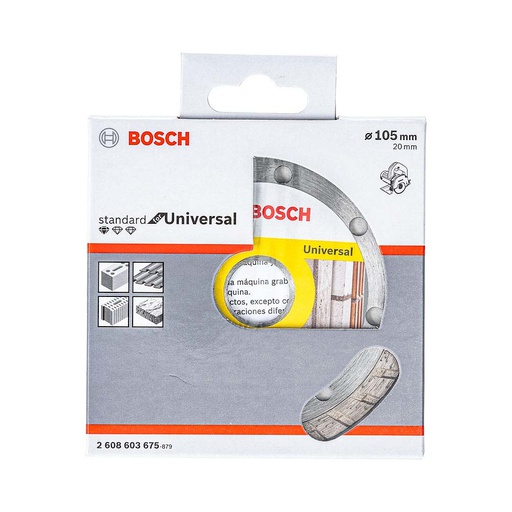 [2608603675] Disco de diamante 4&quot; / CORTADORA MARMOL / TURBO / BOSCH-7-B-2