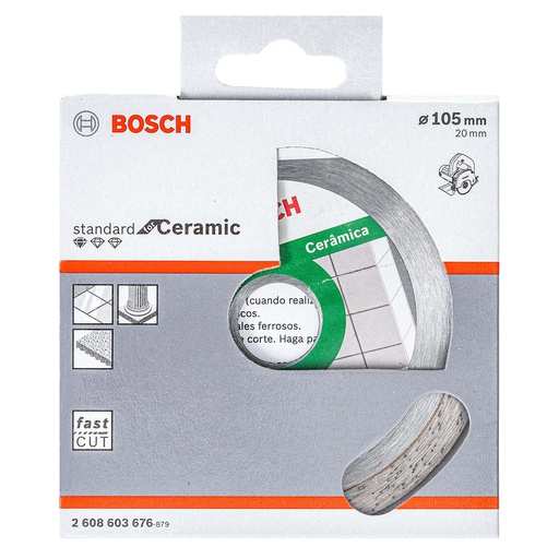[2608603676] Disco de diamante 4&quot; / CORTADORA MARMOL / RIN CONTINUO / CERAMICA / BOSCH-7-B-2