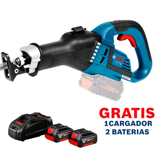[16A8-OF] Sierra Sable BOSCH GSA 18V-32 / BARETOOL / GRATIS 2-BATERIA + 1-CARGADOR / BOSCH-14-C-2-A
