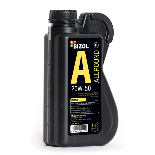 [82110] Aceite 20W50 Litro 1L - MINERAL / BIZOL / BOSCH-