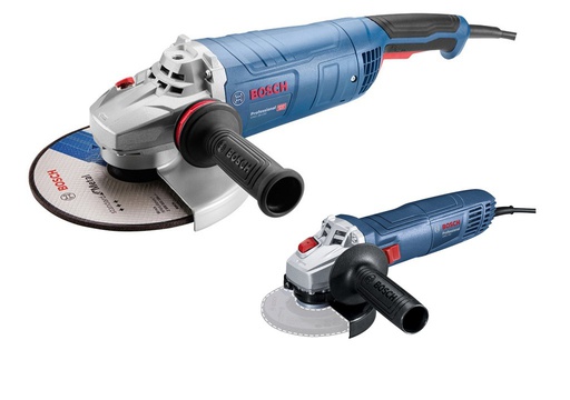 [18F4-0G1] Amoladora 9" BOSCH GWS 25-230 / 2500 W / VULCANO 5/8" / + GWS 700 5/8" /BOSCH-8-B-2