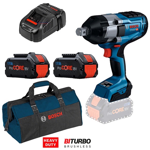 [19J8-COMBO] Pistola de Impacto 3/4"  GDS 18V-1050 H / 1050 NM / BITURBO / BOSCH-