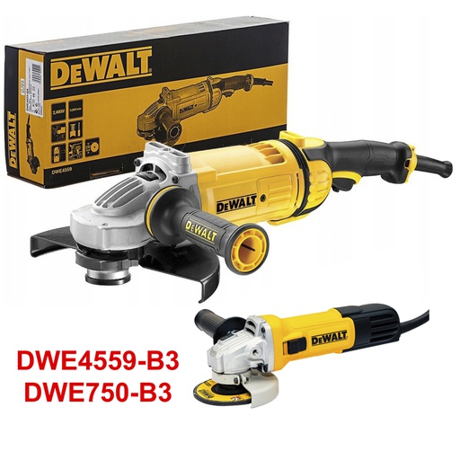 [DWE4559-DWE750] Amoladora 9" DEWALT DWE4559 3.5 HP COMBO + DWE750 / DEWALT-7-D-1 (B2)16-D-1-A