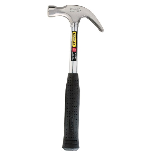 [51-081] Martillo de Uña Curva 16 OZ ( 1 lb ) / ACERO /  Stanley / DEWALT-2-A-3-C-1