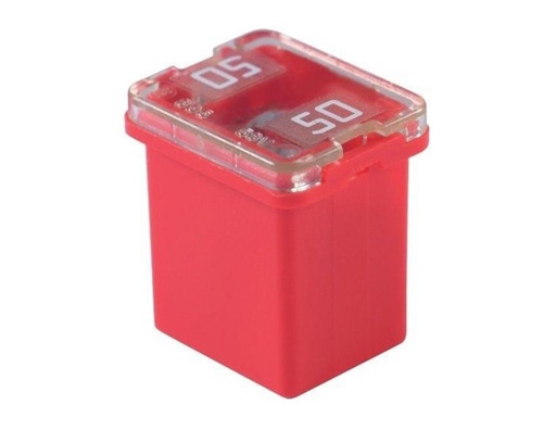 [608950] Fusible Rojo / Tipo Caja / 50 Amp / FLOSSER / BOSCH-EXHIBICIÓN