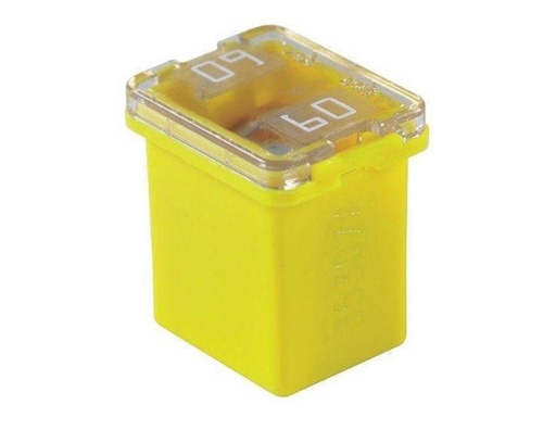 [608960] Fusible Amarillo / Tipo Caja / 60 Amp / FLOSSER / BOSCH-EXHIBICIÓN