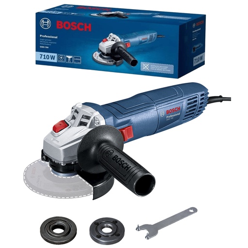 [13A3-0G1] Amoladora 4 1/2" BOSCH GWS 700 / 710 Watt / Eje 5/8" / BOSCH-12-E-2