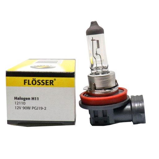 [12110] Bombilla FLOSSER / H11 / 12V / 90 W / PGJ19-2 / BOSCH-10-C-1