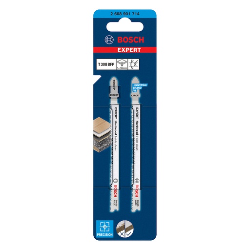 [2608901714] Sierra / 'Cuchilla para Caladora T308BFP 3U / LAMINADOS / CURVOS / EXPERT / BOSCH-