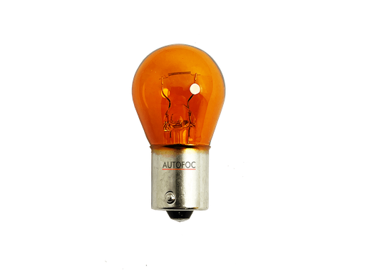 [667101] Bombilla Auxiliar FLOSSER ( 1 Contacto ) P21W / 12V / BA15S / AMBAR / BOSCH-