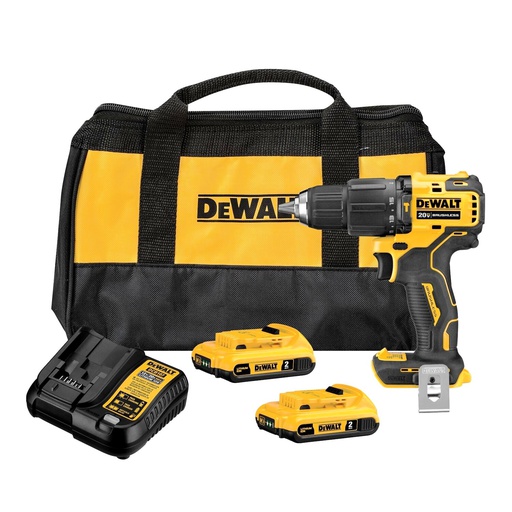 [DCD709D2-B3] Taladro inalambrico 20 V DEWALT  / Sin Carbones / Percucion / DEWALT-1-C-3-H/16-B-3-B