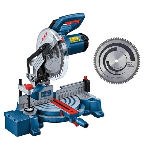 [1B52-0G0] Sierra ingletadora BOSCH 10" (Sin Carril) GCM 254 / 1,750 WATTS / BOSCH - PISO - 1